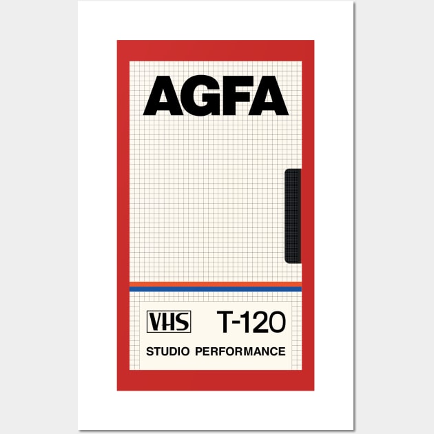 AGFA VHS Wall Art by AtelierNab